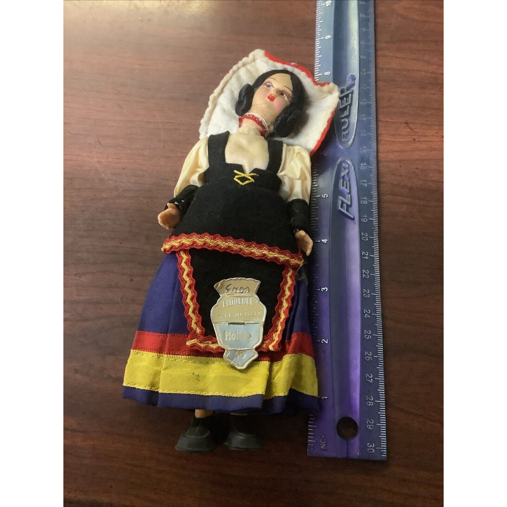 Vintage 1950’s Eros Collectors Doll Firenze (Florence) Italy Molise 7.5” #18
